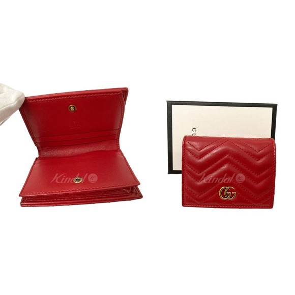 GUCCIGG Marmont Wallet Red - Picture 3 of 9